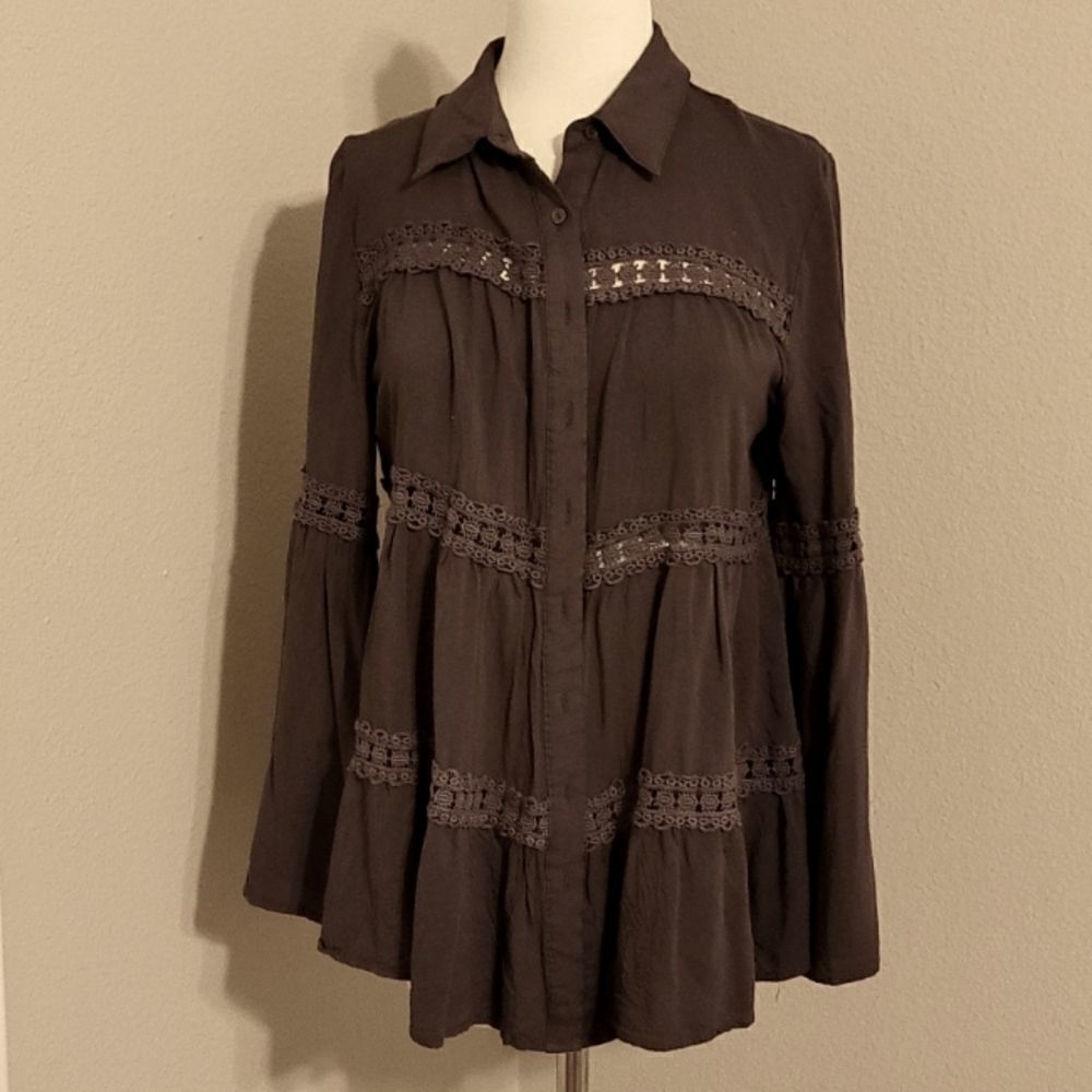 Entro rayon boho top size small‎